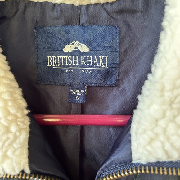 British Khaki Women's Quilted Vest - Dark Plaid - Picture 3 of 11